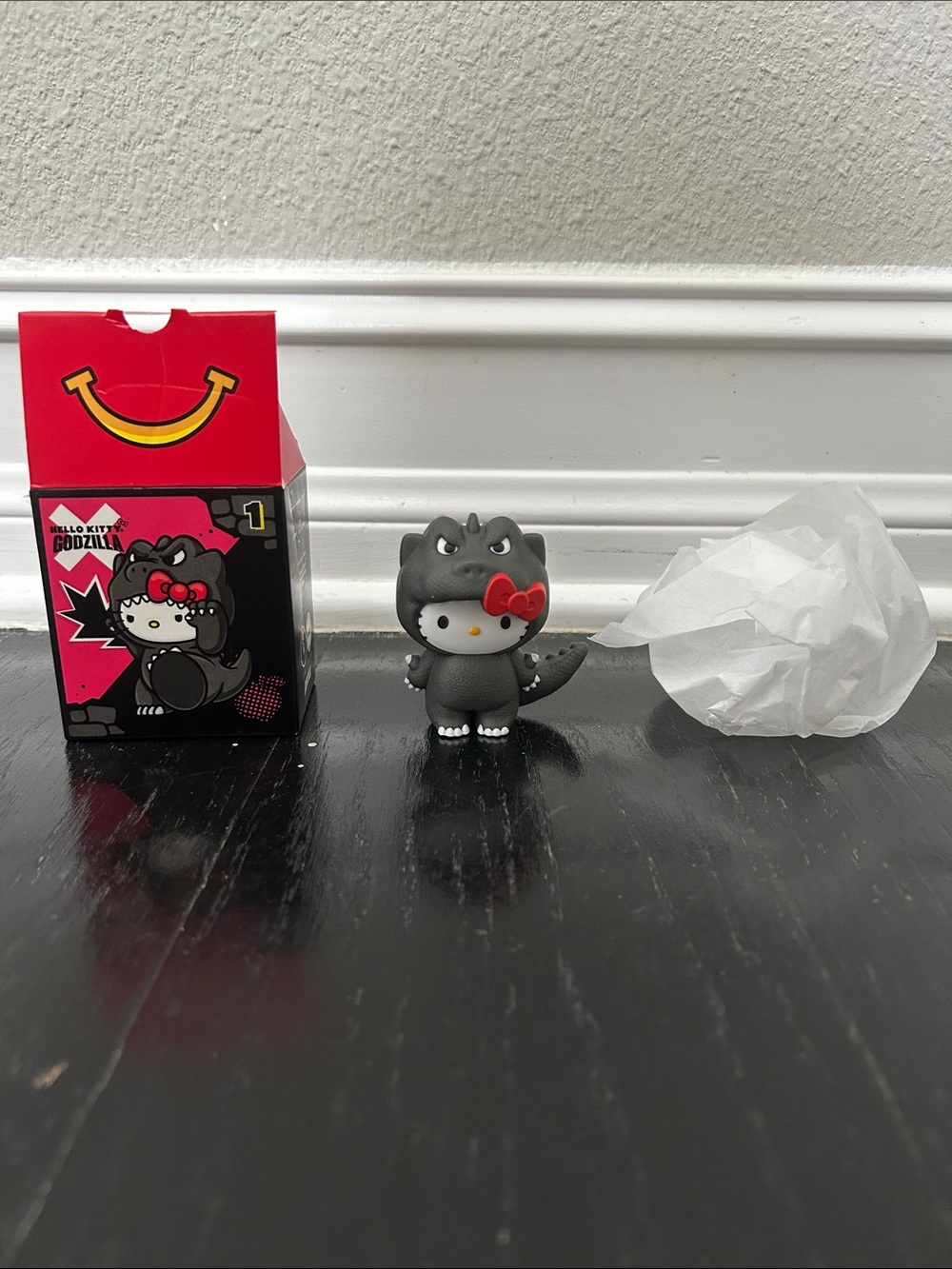 McDonald's Happy Meal Toy - Hello Kitty x Godzilla